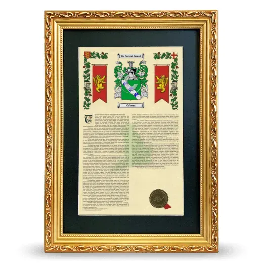 Orbent Deluxe Armorial Framed - Gold