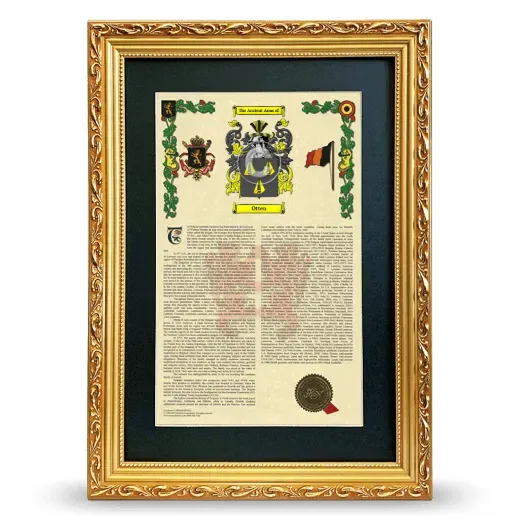 Otten Deluxe Armorial Framed - Gold