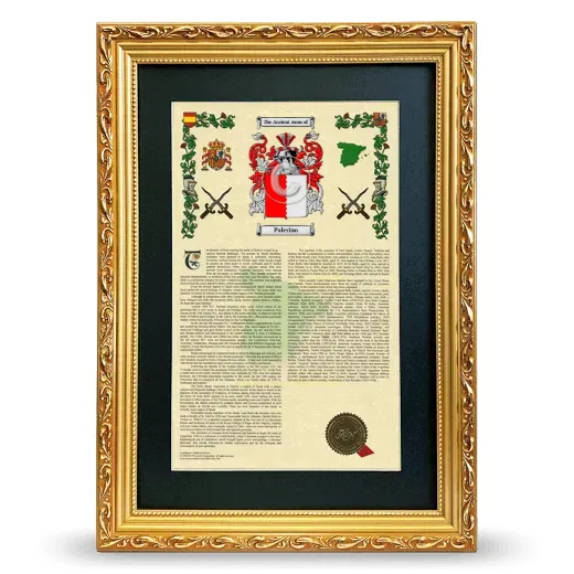 Palerino Deluxe Armorial Framed - Gold