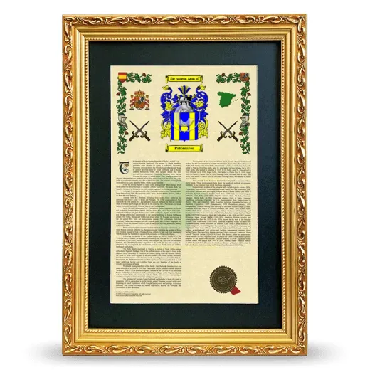Palomares Deluxe Armorial Framed - Gold