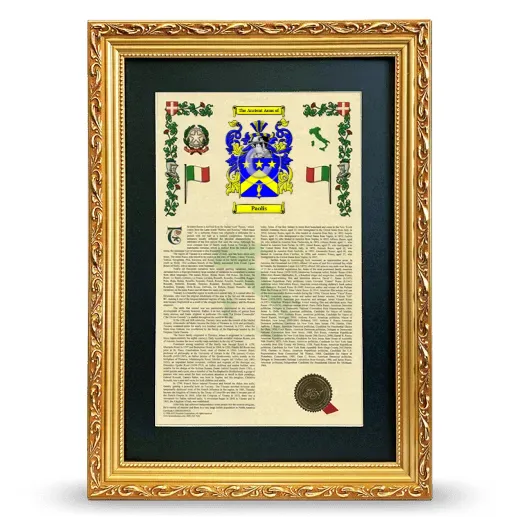 Paolis Deluxe Armorial Framed - Gold