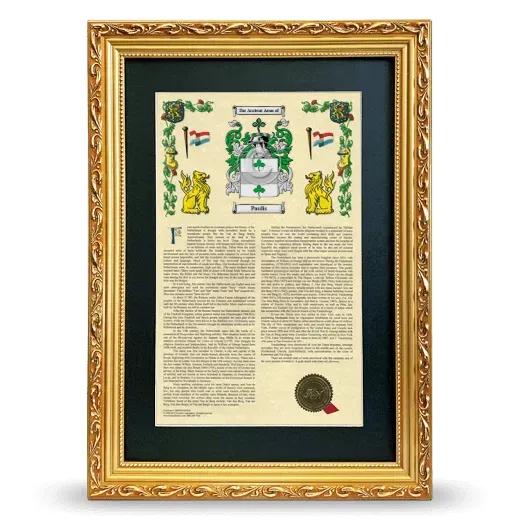 Paulis Deluxe Armorial Framed - Gold