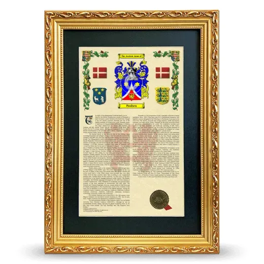 Paulsen Deluxe Armorial Framed - Gold