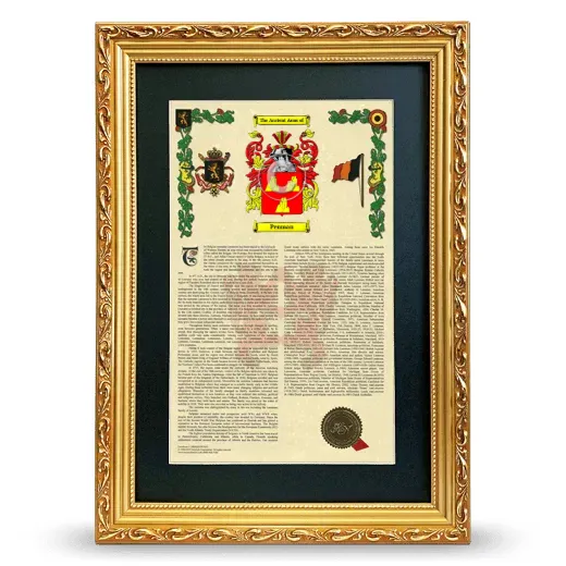 Penman Deluxe Armorial Framed - Gold