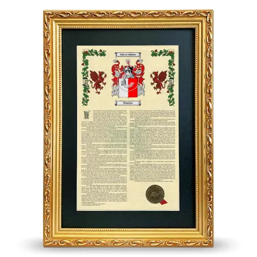 Penrise Deluxe Armorial Framed - Gold