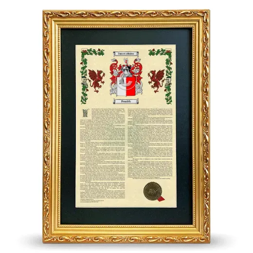 Penrith Deluxe Armorial Framed - Gold