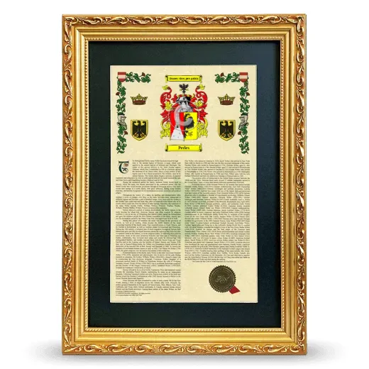 Perles Deluxe Armorial Framed - Gold