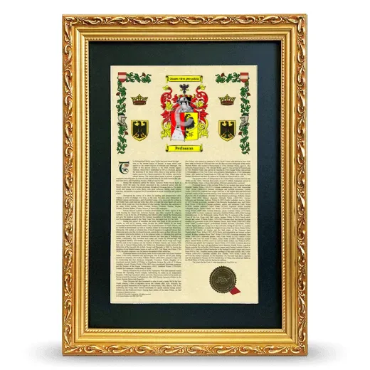 Perlmann Deluxe Armorial Framed - Gold