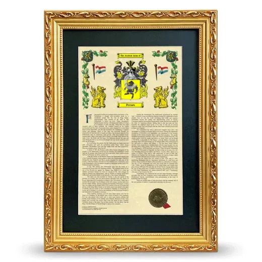Pernes Deluxe Armorial Framed - Gold