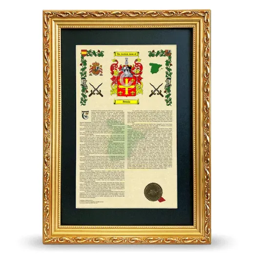 Petriz Deluxe Armorial Framed - Gold