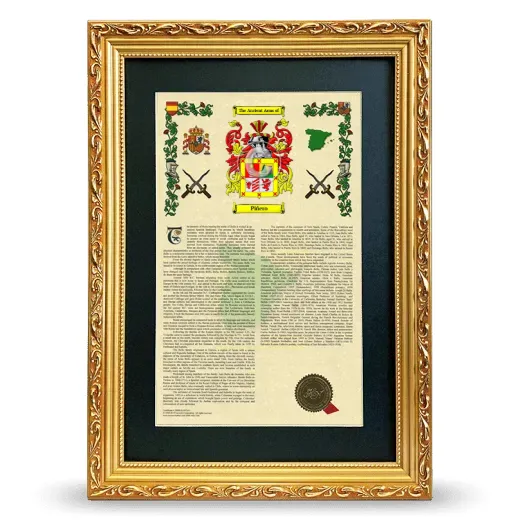 Piñero Deluxe Armorial Framed - Gold