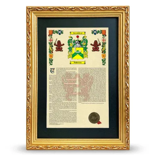 Pinkerton Deluxe Armorial Framed - Gold