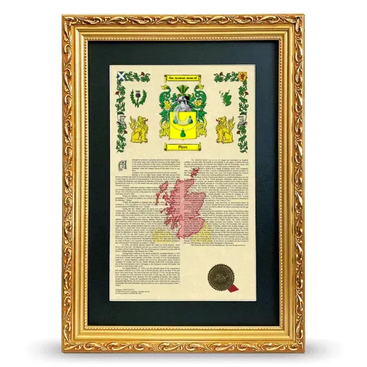 Pires Deluxe Armorial Framed - Gold