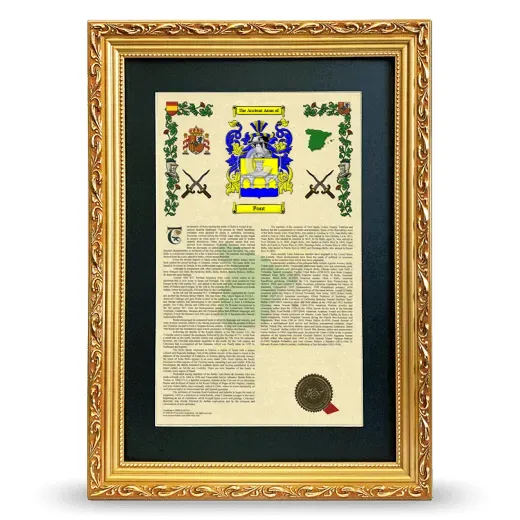Pont Deluxe Armorial Framed - Gold