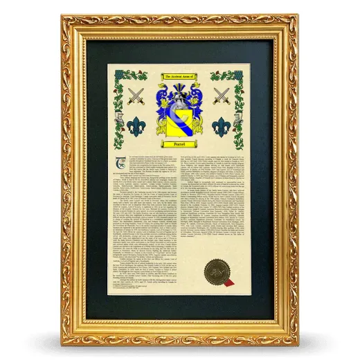 Portel Deluxe Armorial Framed - Gold