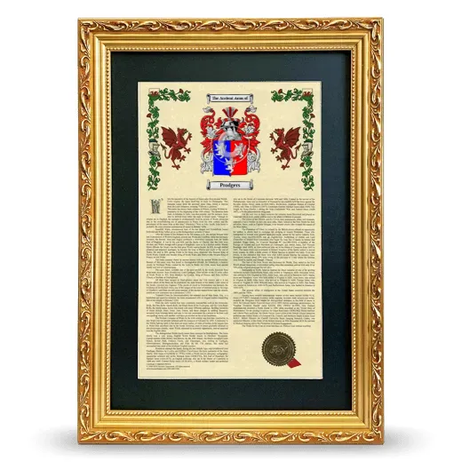Prodgers Deluxe Armorial Framed - Gold