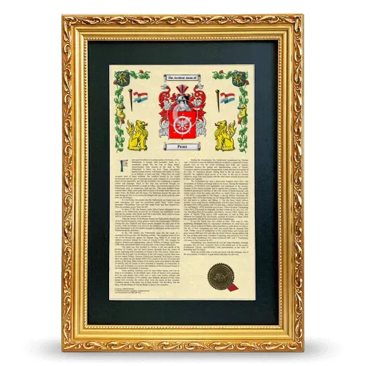 Prost Deluxe Armorial Framed - Gold