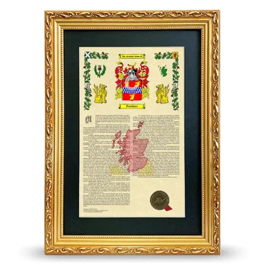Provines Deluxe Armorial Framed - Gold