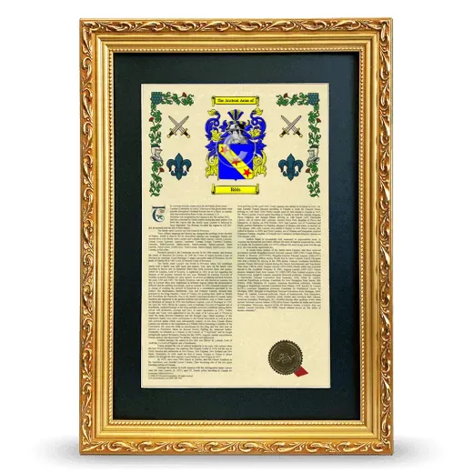 Ròis Deluxe Armorial Framed - Gold