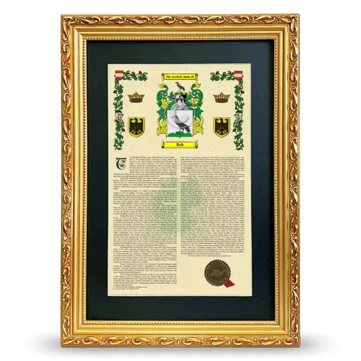 Rab Deluxe Armorial Framed - Gold