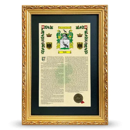 Rable Deluxe Armorial Framed - Gold