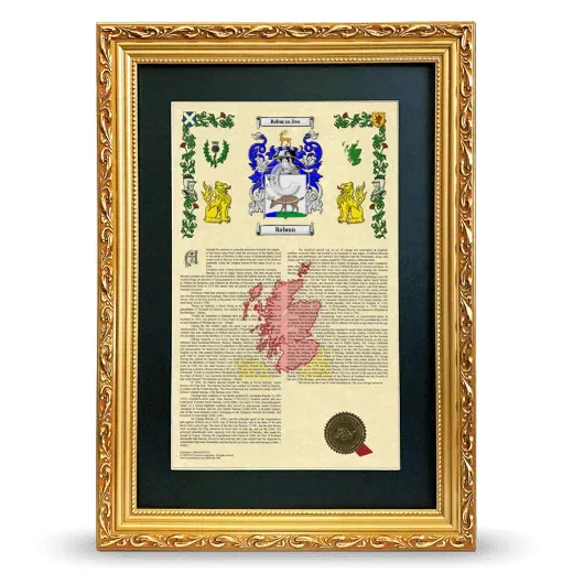 Rabom Deluxe Armorial Framed - Gold