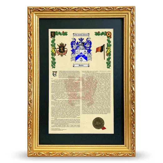 Raete Deluxe Armorial Framed - Gold