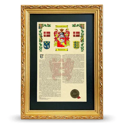 Rasmussen Deluxe Armorial Framed - Gold