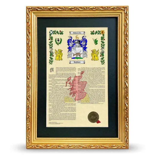 Rayburn Deluxe Armorial Framed - Gold