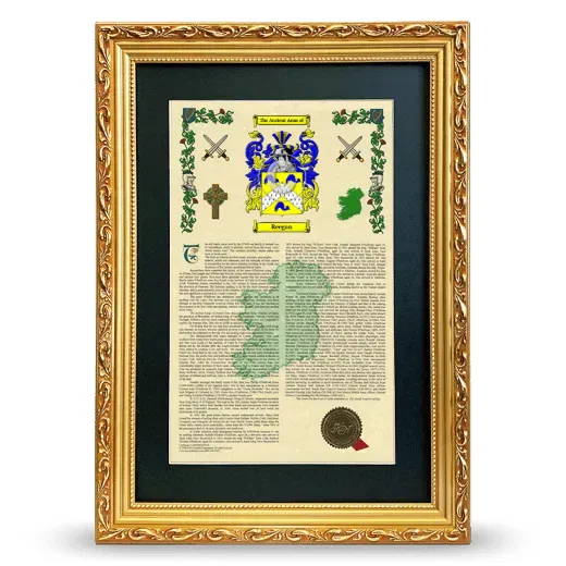 Reegan Deluxe Armorial Framed - Gold