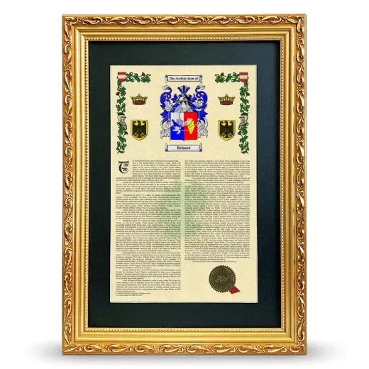 Reinert Deluxe Armorial Framed - Gold