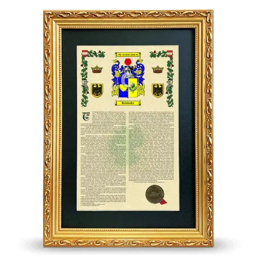 Reinholtz Deluxe Armorial Framed - Gold