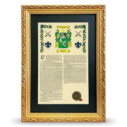 Remme Deluxe Armorial Framed - Gold