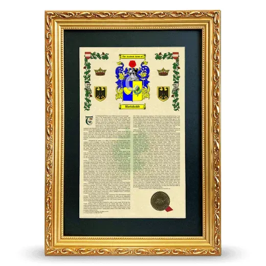 Rheinholdt Deluxe Armorial Framed - Gold