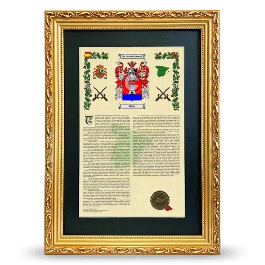 Rius Deluxe Armorial Framed - Gold
