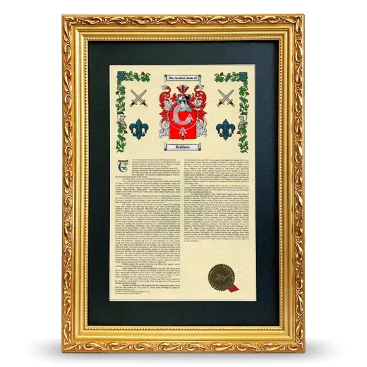 Robben Deluxe Armorial Framed - Gold