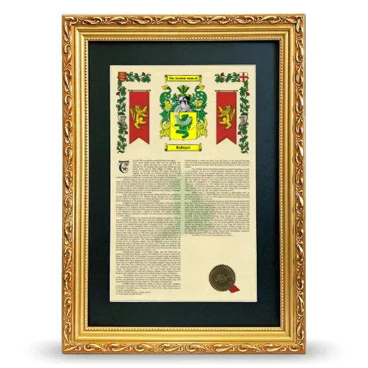 Robsart Deluxe Armorial Framed - Gold