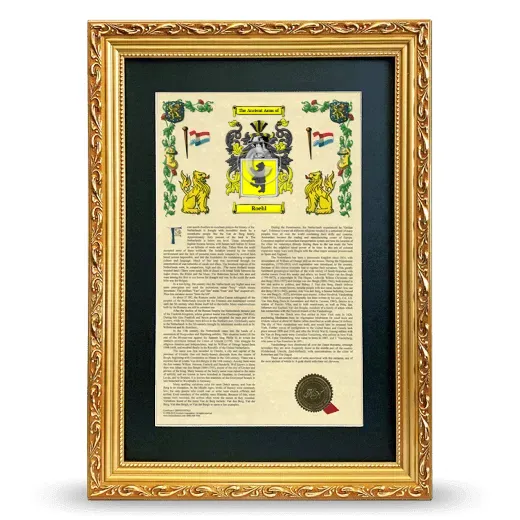 Roehl Deluxe Armorial Framed - Gold