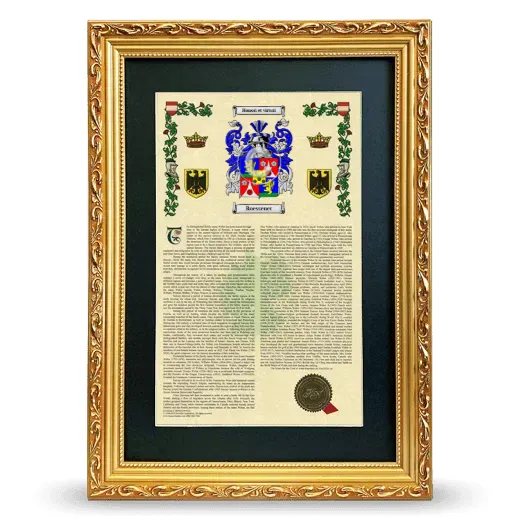 Roessener Deluxe Armorial Framed - Gold