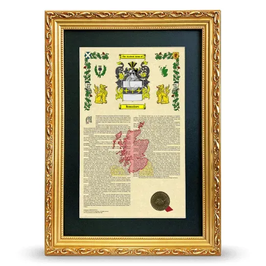 Romaines Deluxe Armorial Framed - Gold