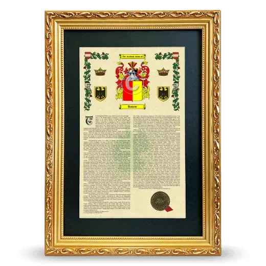 Ronow Deluxe Armorial Framed - Gold