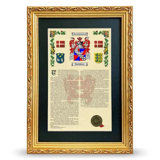 Rosenkranz Deluxe Armorial Framed - Gold