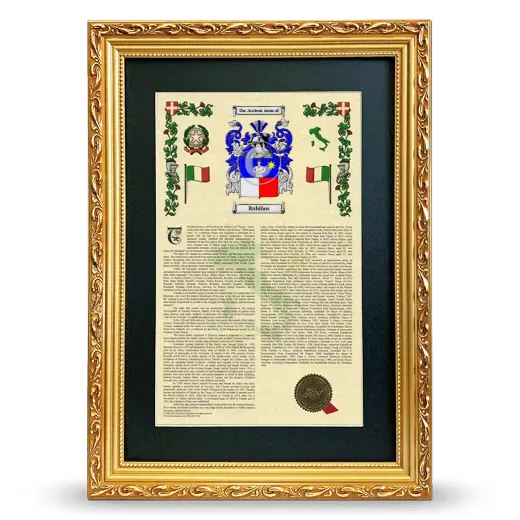 Rubiños Deluxe Armorial Framed - Gold