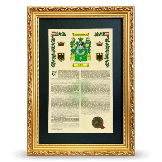 Safely Deluxe Armorial Framed - Gold