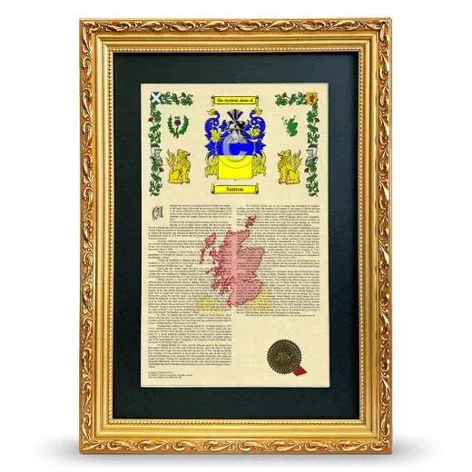 Santon Deluxe Armorial Framed - Gold