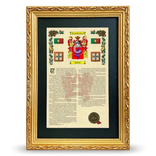 Santore Deluxe Armorial Framed - Gold