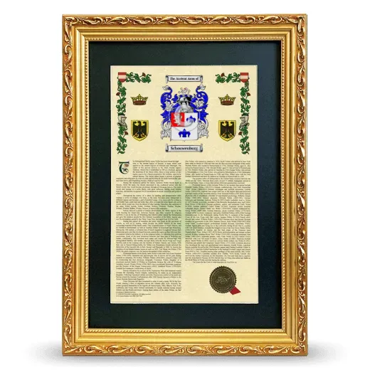 Schouwenburg Deluxe Armorial Framed - Gold