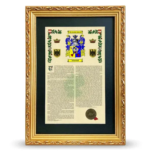 Schreindl Deluxe Armorial Framed - Gold