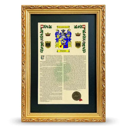 Schreiner Deluxe Armorial Framed - Gold