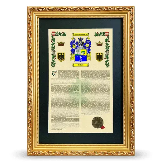 Sedlák Deluxe Armorial Framed - Gold